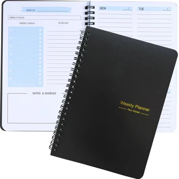 Блокнот на 52 страницы Еженедельный ежедневник Agenda Notebook A5 Ежедневник Schedule Planner