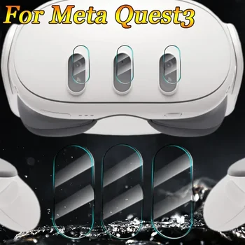 Закаленное стекло для защитных экранов Meta Quest3, защитные очки для смарт-очков, защитная пленка для линз Meta Quest 3 против царапин, стеклянная пленка