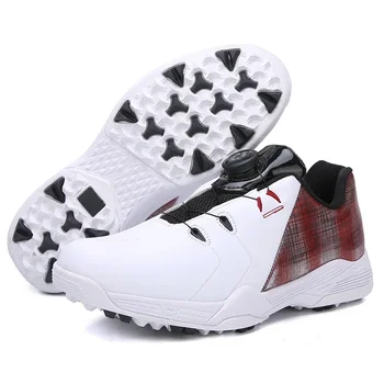 Мужская обувь для гольфа, профессиональные уличные туфли для гольфа с шипами для мужчин, игроков в гольф, Кроссовки для бега трусцой, Размер 37-46